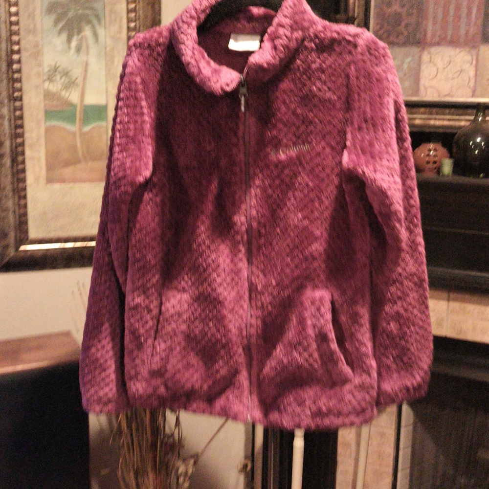 FINAL PRICE Columbia Deep Plum Jacket Size Medium